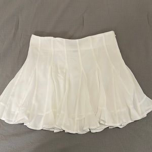 Forever 21 white skater skirt size M
